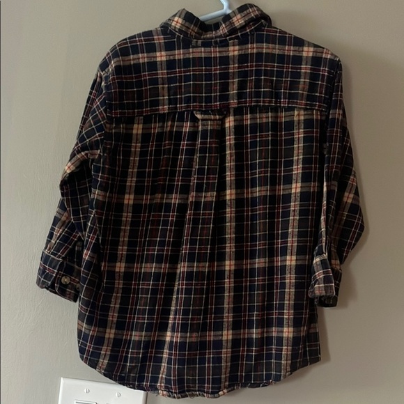 Vintage OshKosh B'gosh Plaid Flannel Shirt - Picture 4 of 4